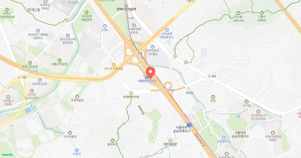 서울만남(부산)휴게소 위치 지도