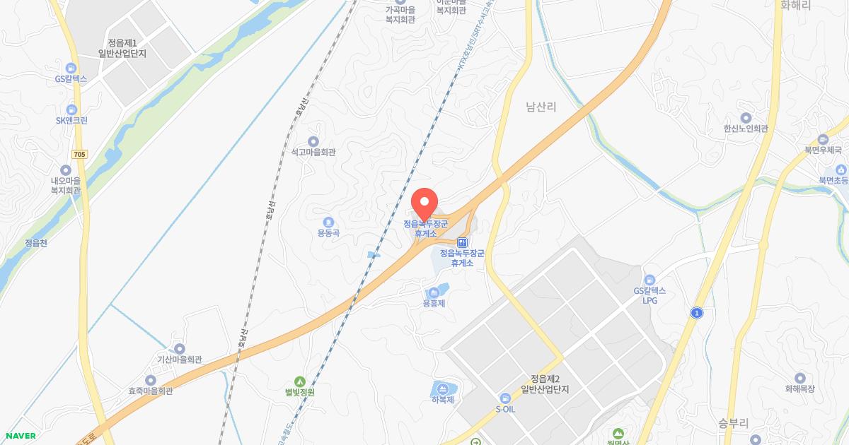 정읍녹두장군(순천)휴게소 위치 지도
