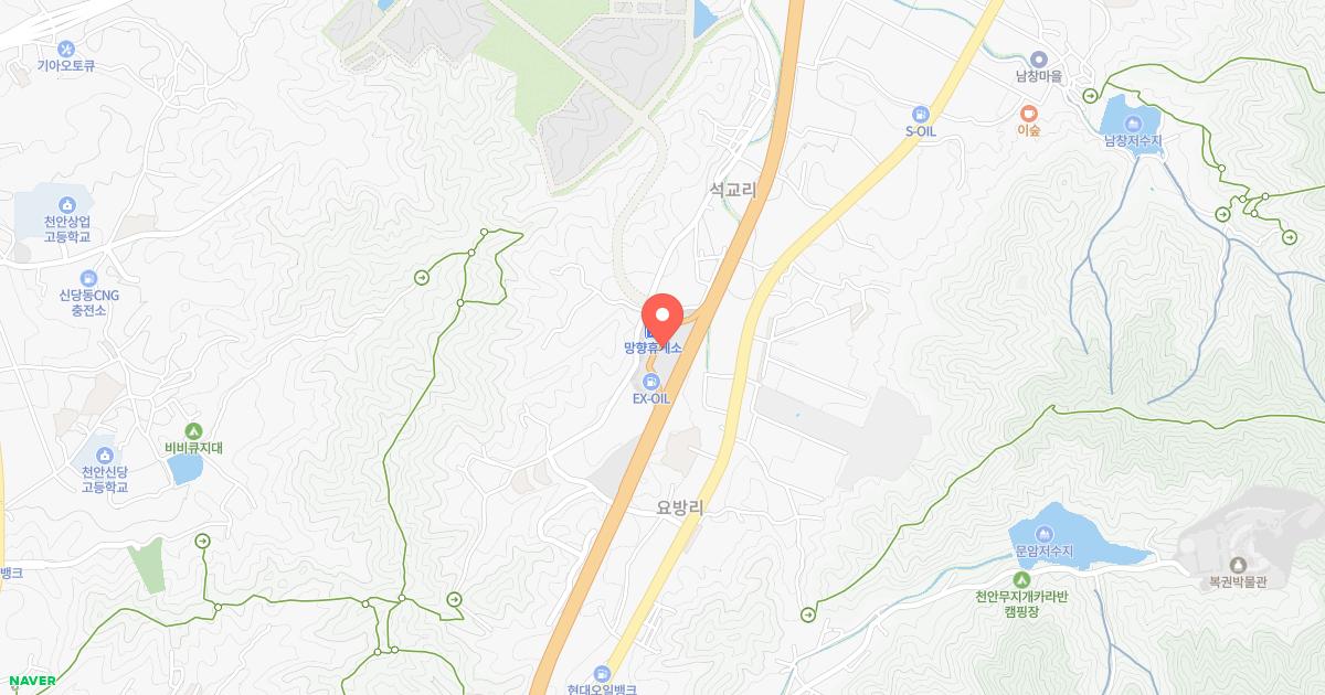 망향(부산)휴게소 위치 지도