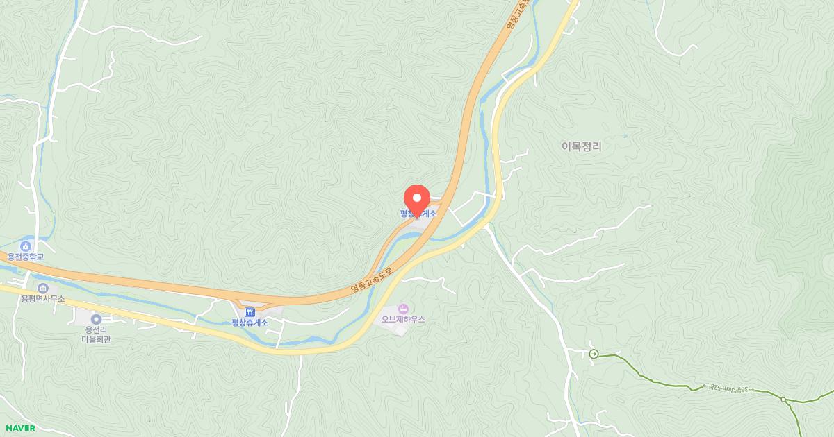 평창(인천)휴게소 위치 지도