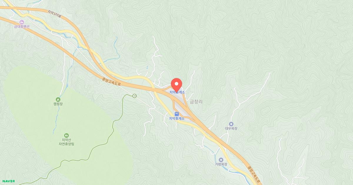 치악(춘천)휴게소 위치 지도