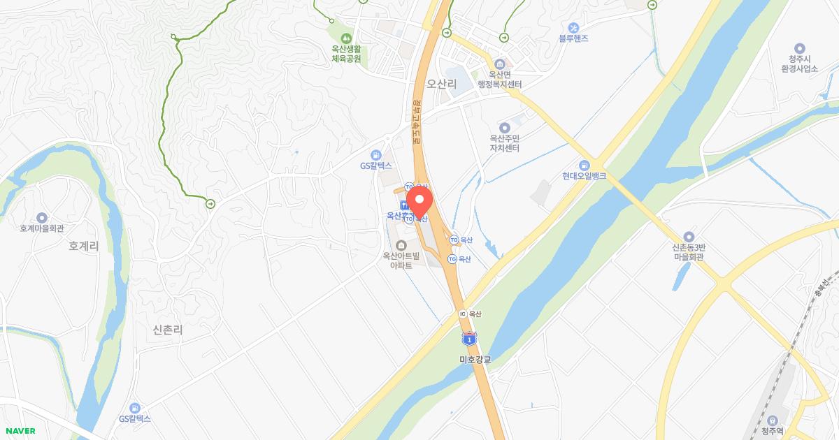 옥산(부산)휴게소 위치 지도