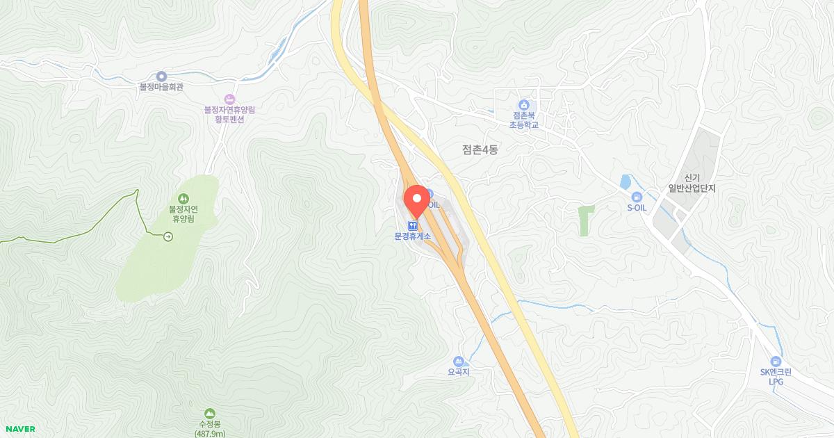 문경(창원)휴게소 위치 지도