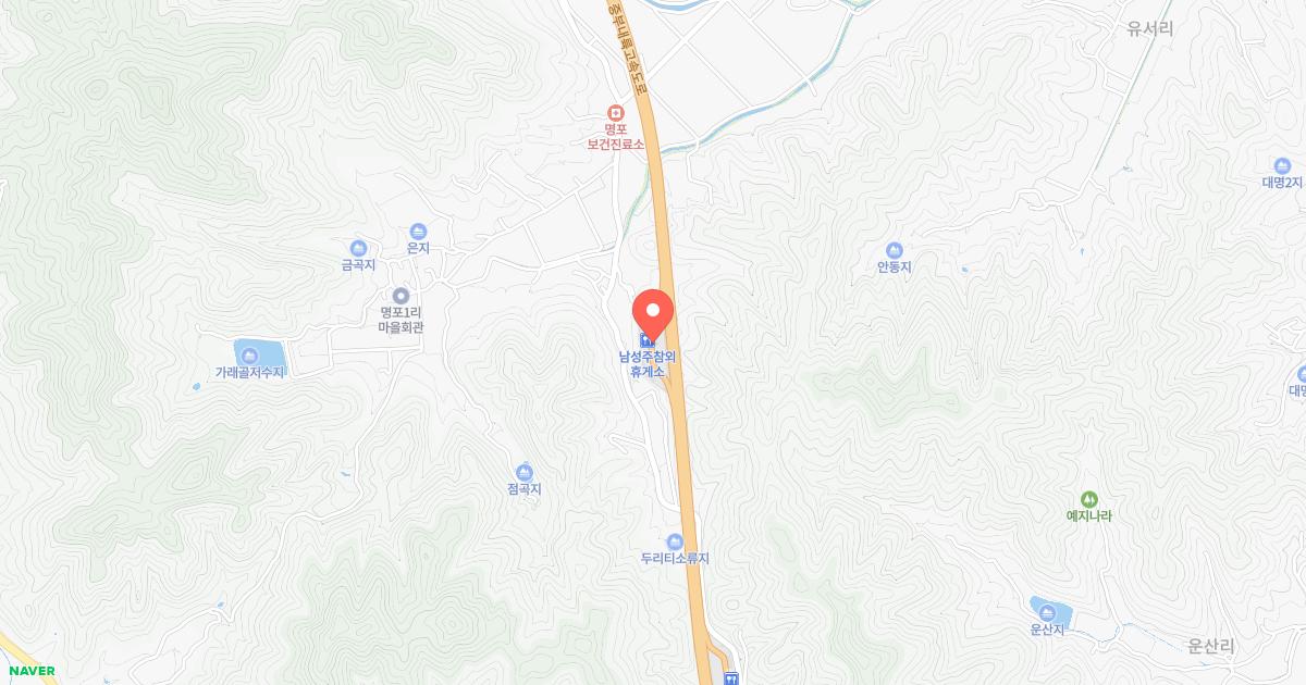 남성주참외(창원)휴게소 위치 지도