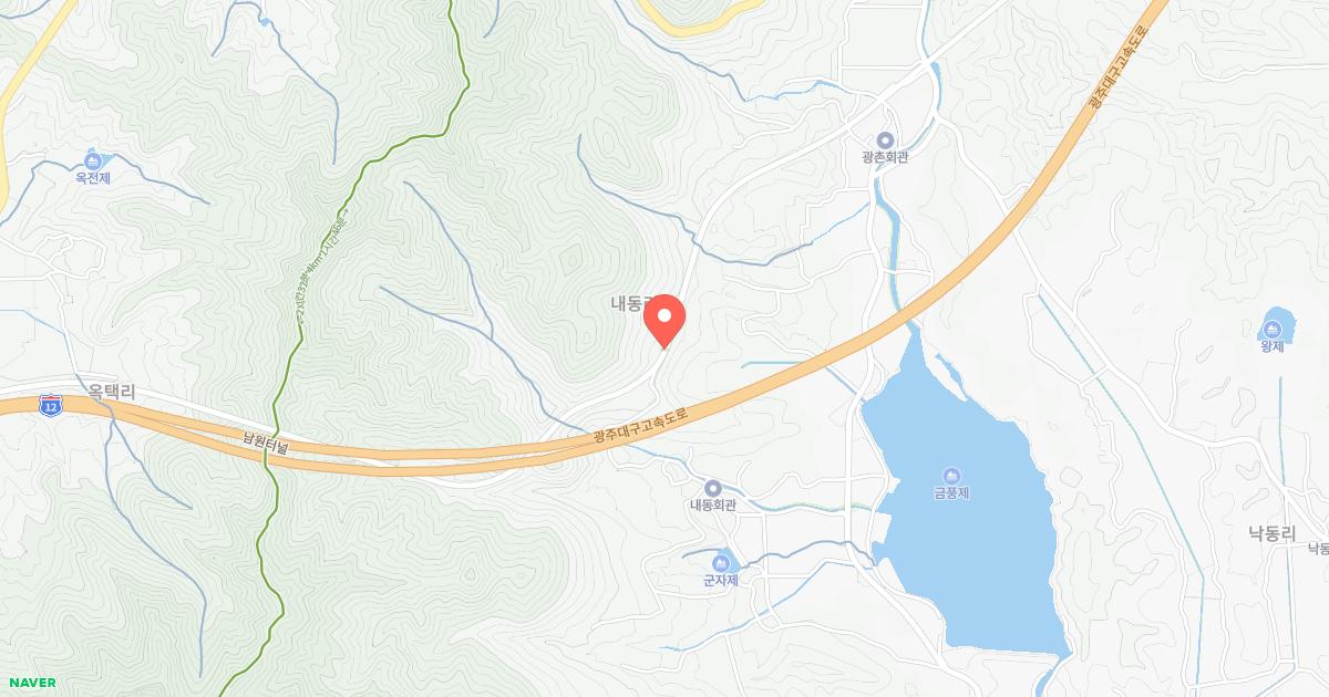 남원(대구)휴게소 위치 지도