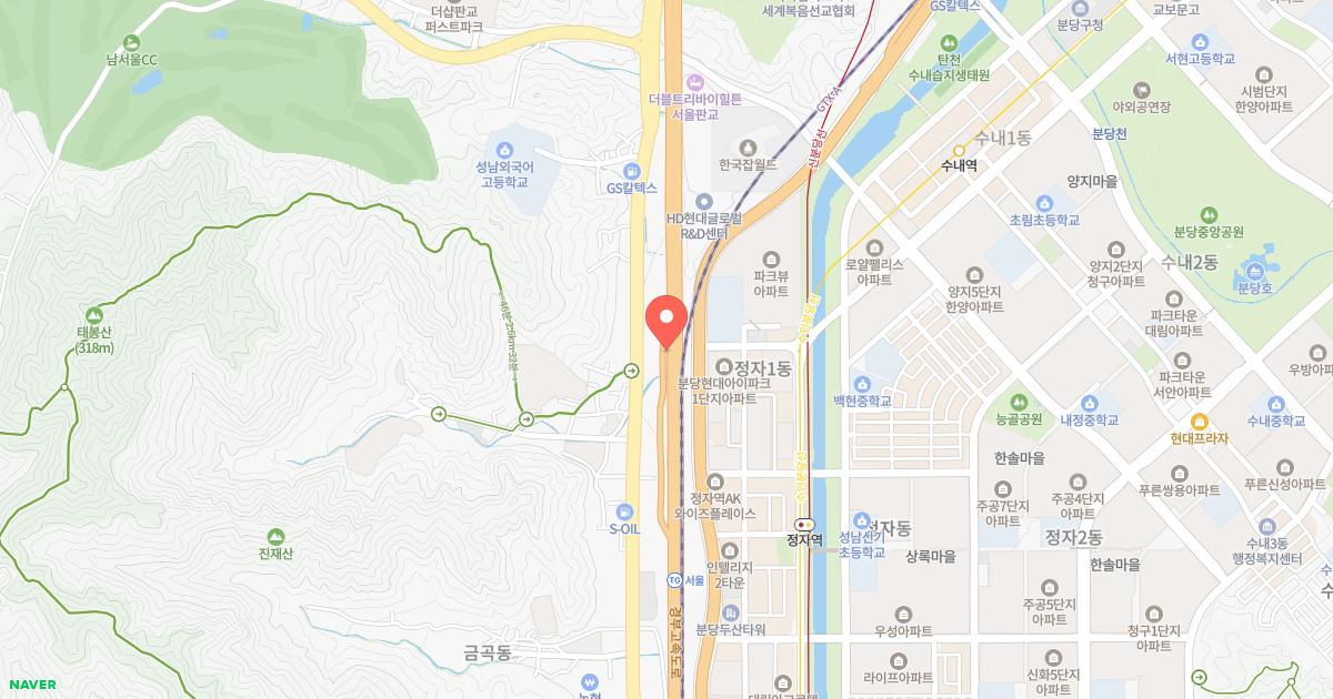 서울하이패스센터쉼터 위치 지도