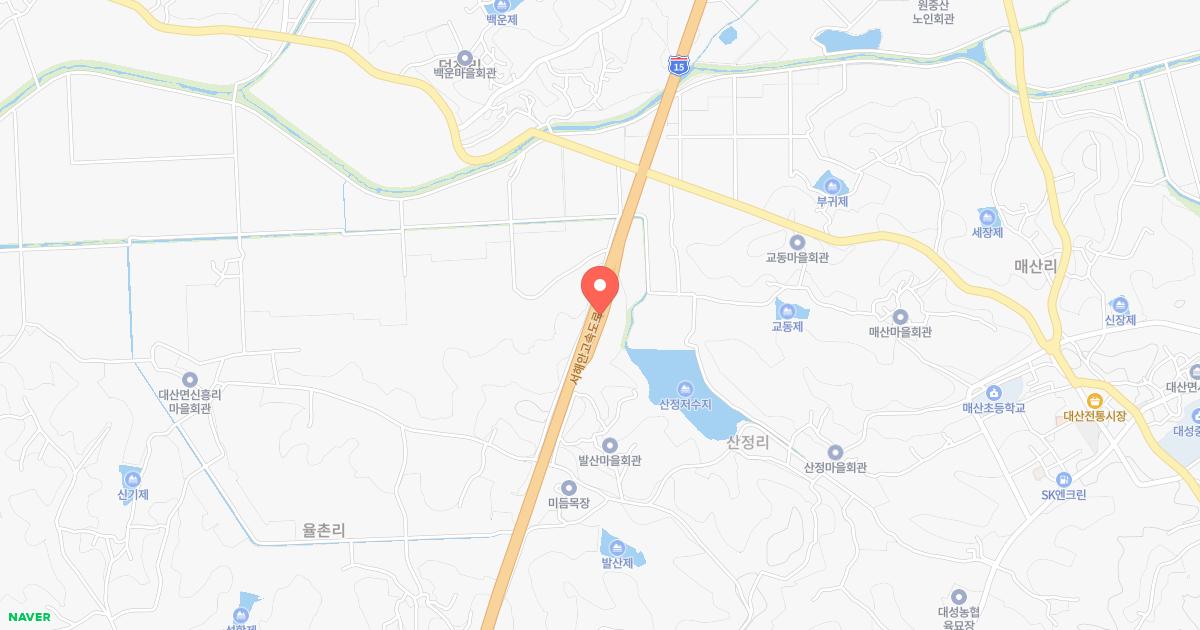 대산(서울)휴게소 위치 지도