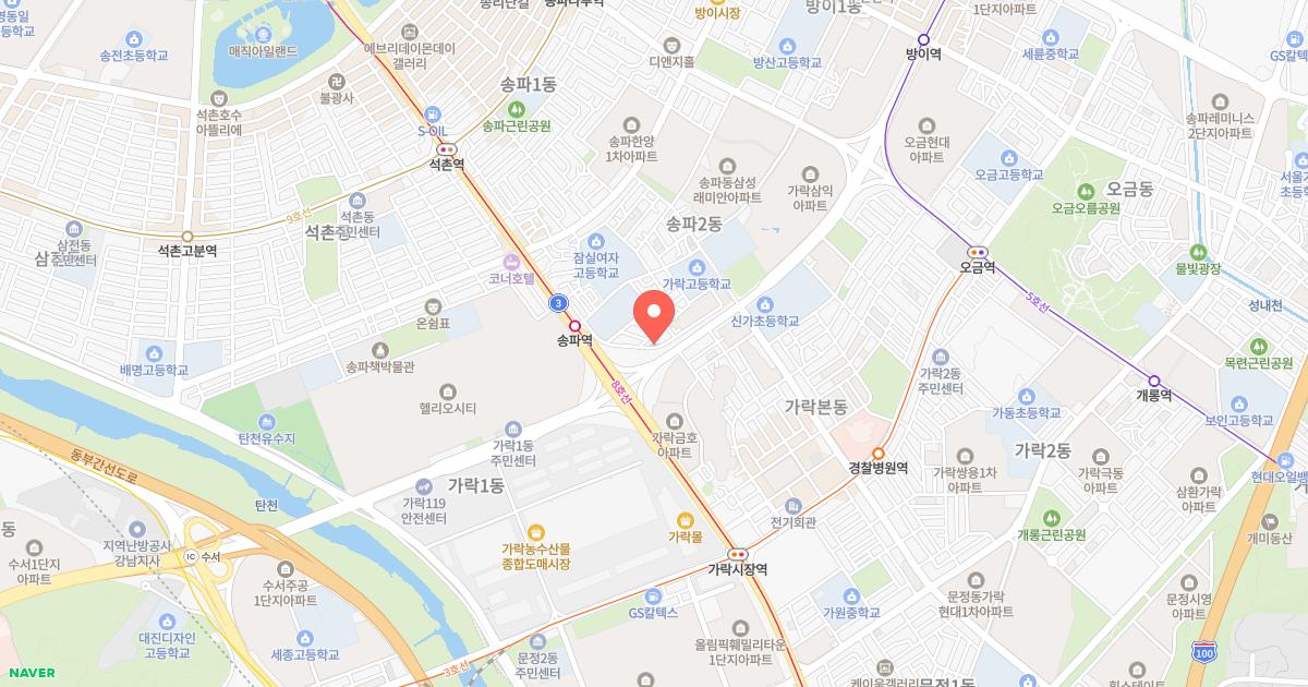김포행복드림쉼터 위치 지도