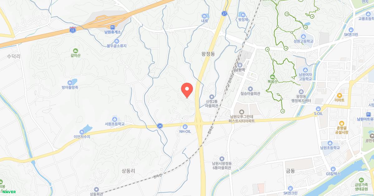 남원(광주)휴게소 위치 지도