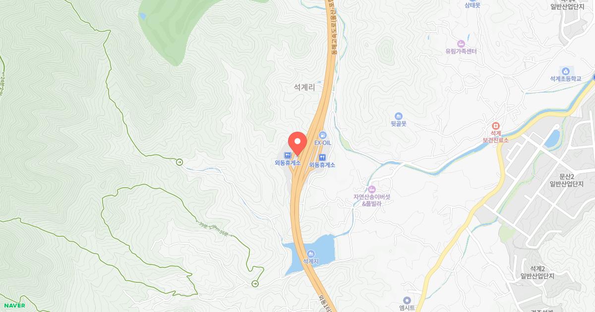 외동(부산)휴게소 위치 지도