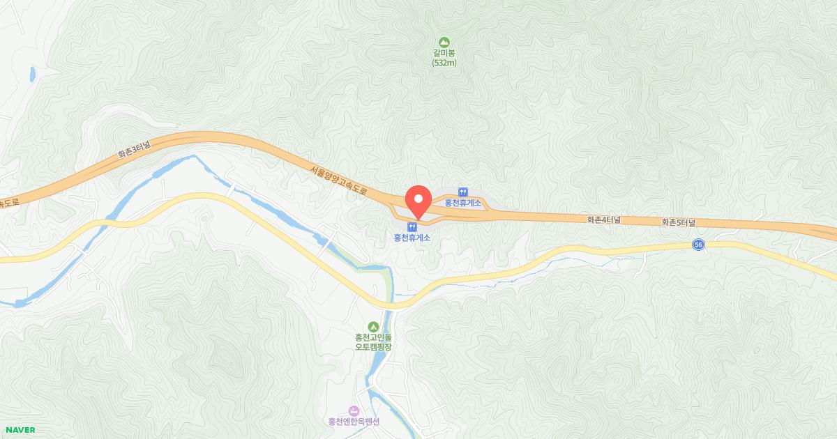 점곡(상주)휴게소 위치 지도
