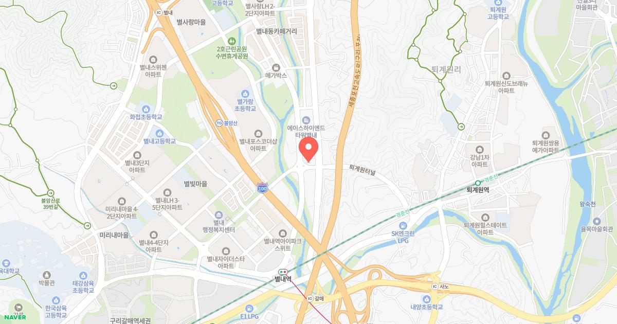 의정부(구리)휴게소 위치 지도