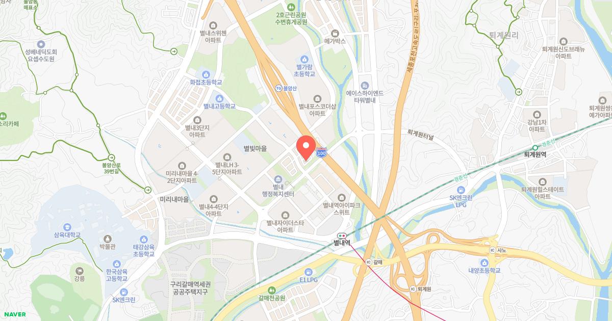 별내(포천)휴게소 위치 지도