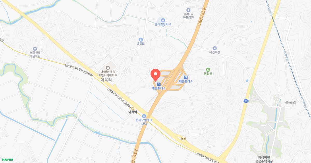 매송(목포)휴게소 위치 지도