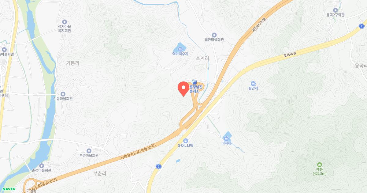 장흥정남진휴게소 위치 지도