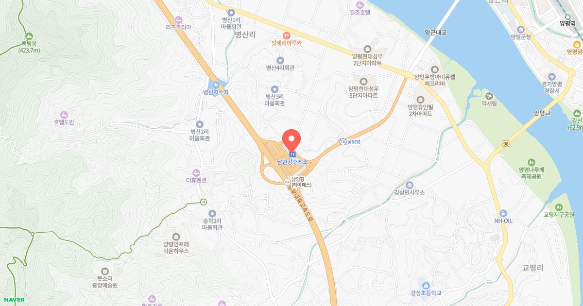 남한강휴게소 위치 지도