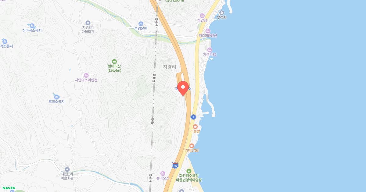포항(포항)휴게소 위치 지도