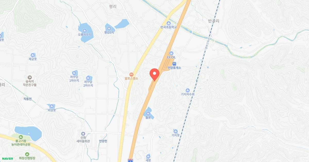 언양(부산)휴게소 위치 지도