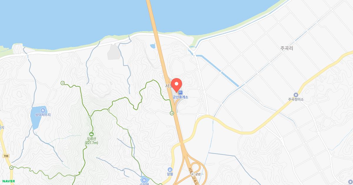 군산(서울)휴게소 위치 지도